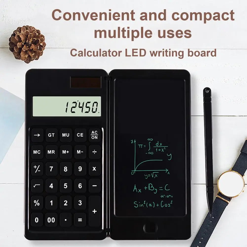 Foldable High-quality with Stylus Calculator Digital Writing Tablet Eye Protection for Children | Calculators