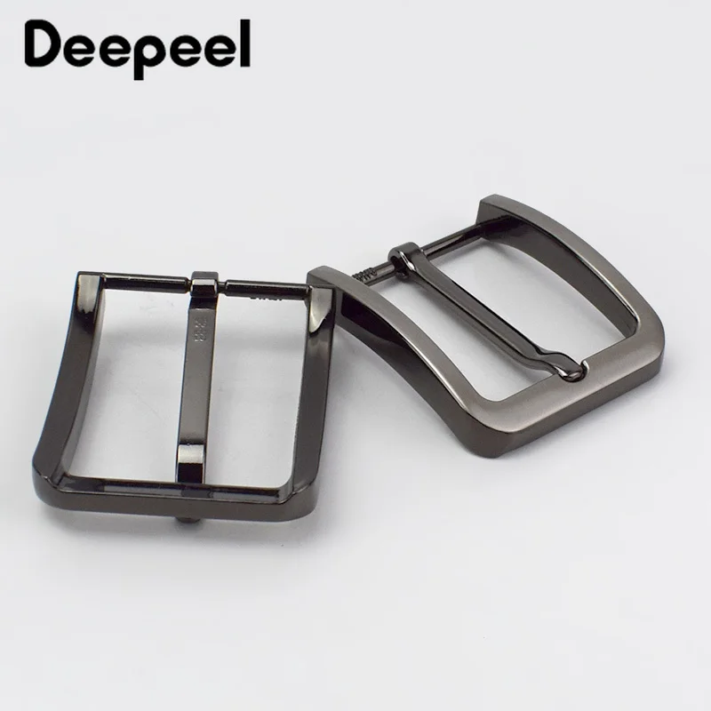 

Deepeel 2/5 шт. ремень пряжками, мужская обувь с внутренним каблуком и с модным металлическим контактный пряжки для ремней 38-39 мм пояс головы поде...