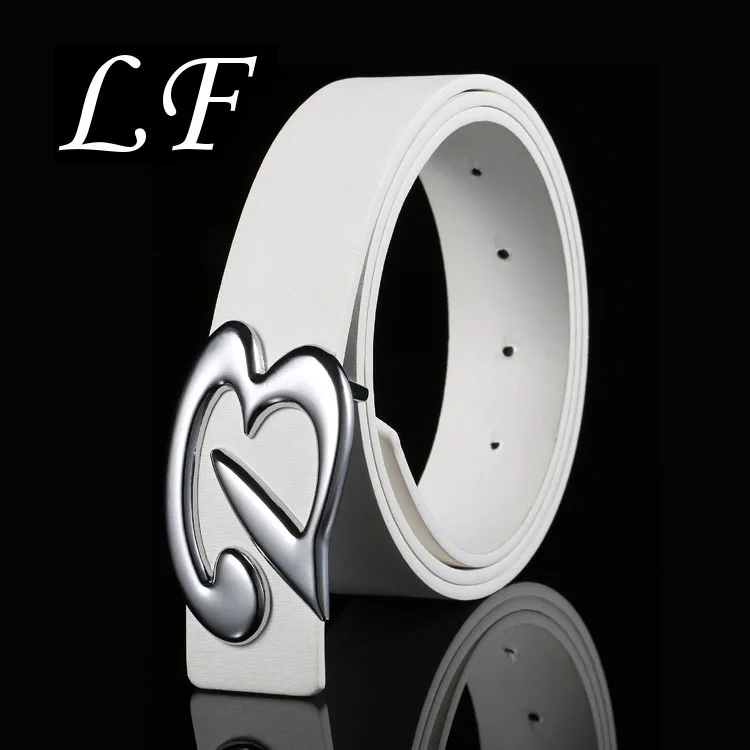 

New B Letter Smooth Buckle Belt Personality Wild Men And Women Belt Casual Belt