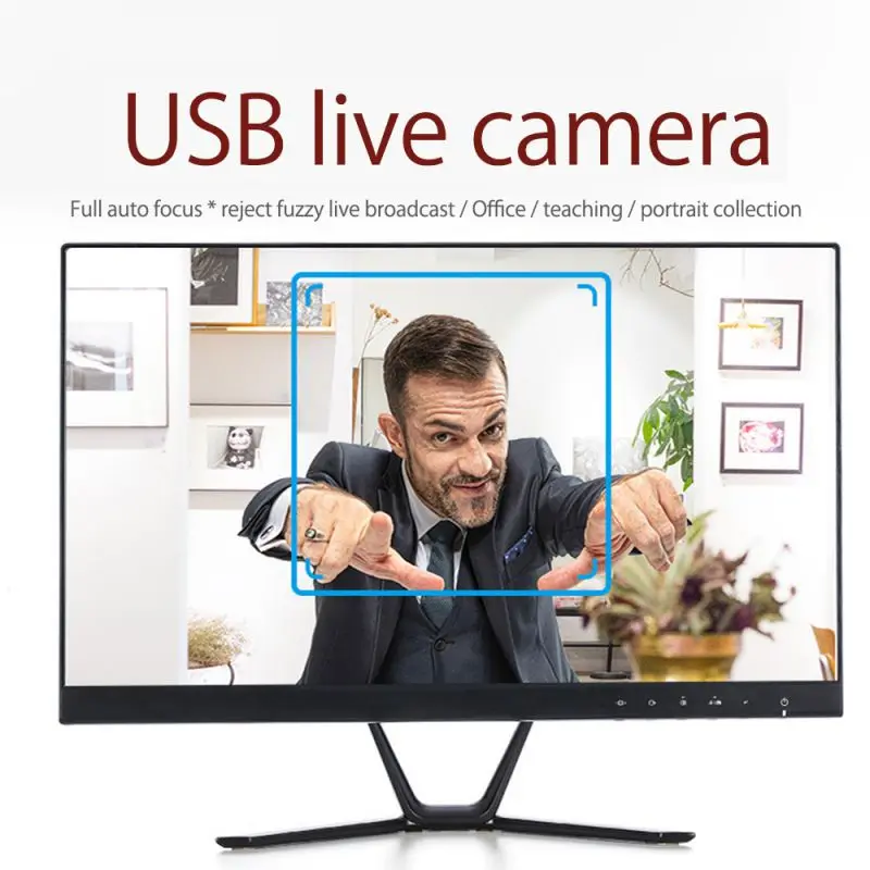 

1080P HD Webcam Web Camera Built-in Microphone Auto Focus 90 Angle Of View Webcam Full Hd 1080p Camara Web Para Pc