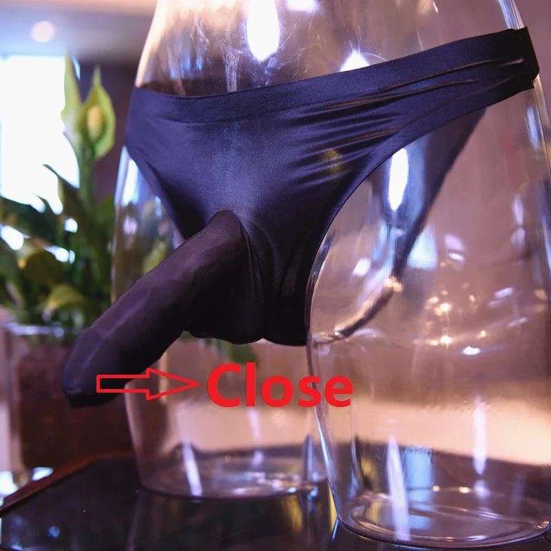 Трусы-стринги мужские Бесшовные из вискозы с заниженной талией - купить по