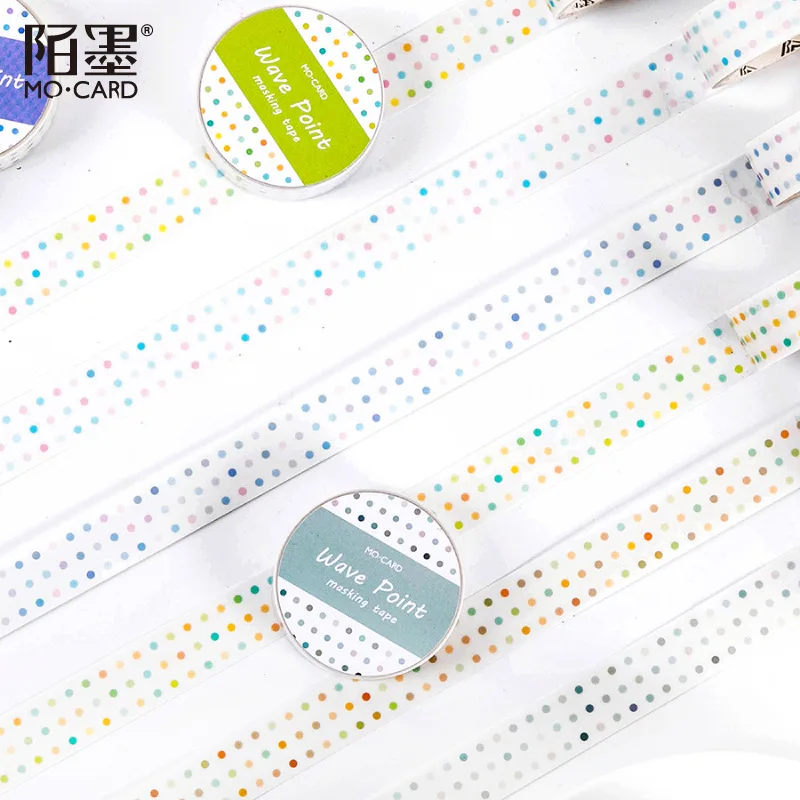 

1 шт./1 партия декоративные клейкие ленты Shuiyubo Point Basic wild Скрапбукинг «сделай сам» бумажные японские наклейки 3 м