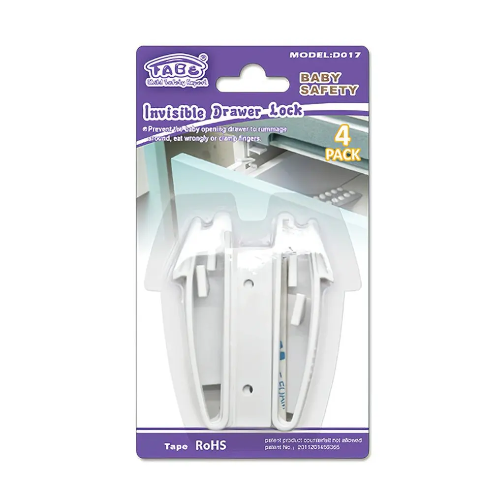 

Lock New Child Safety Lock Anti-pinch Hand Built-in Kids Door Open Drawer Safety Buckle Invisible Drawer Lock