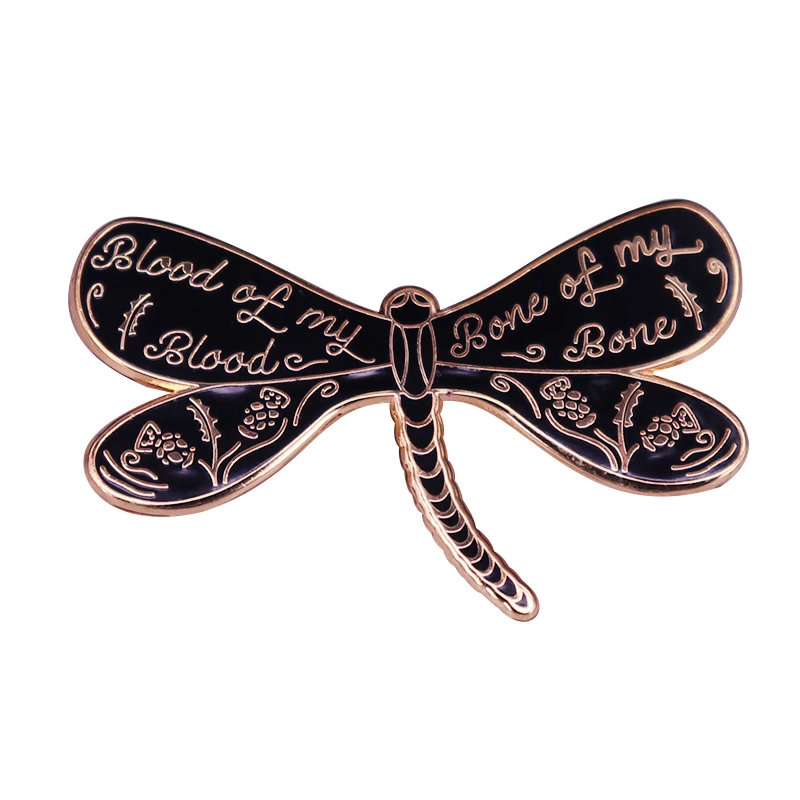 Брошь в форме стрекозы Outlander металлическая эмалированная брошь на булавке лацкан