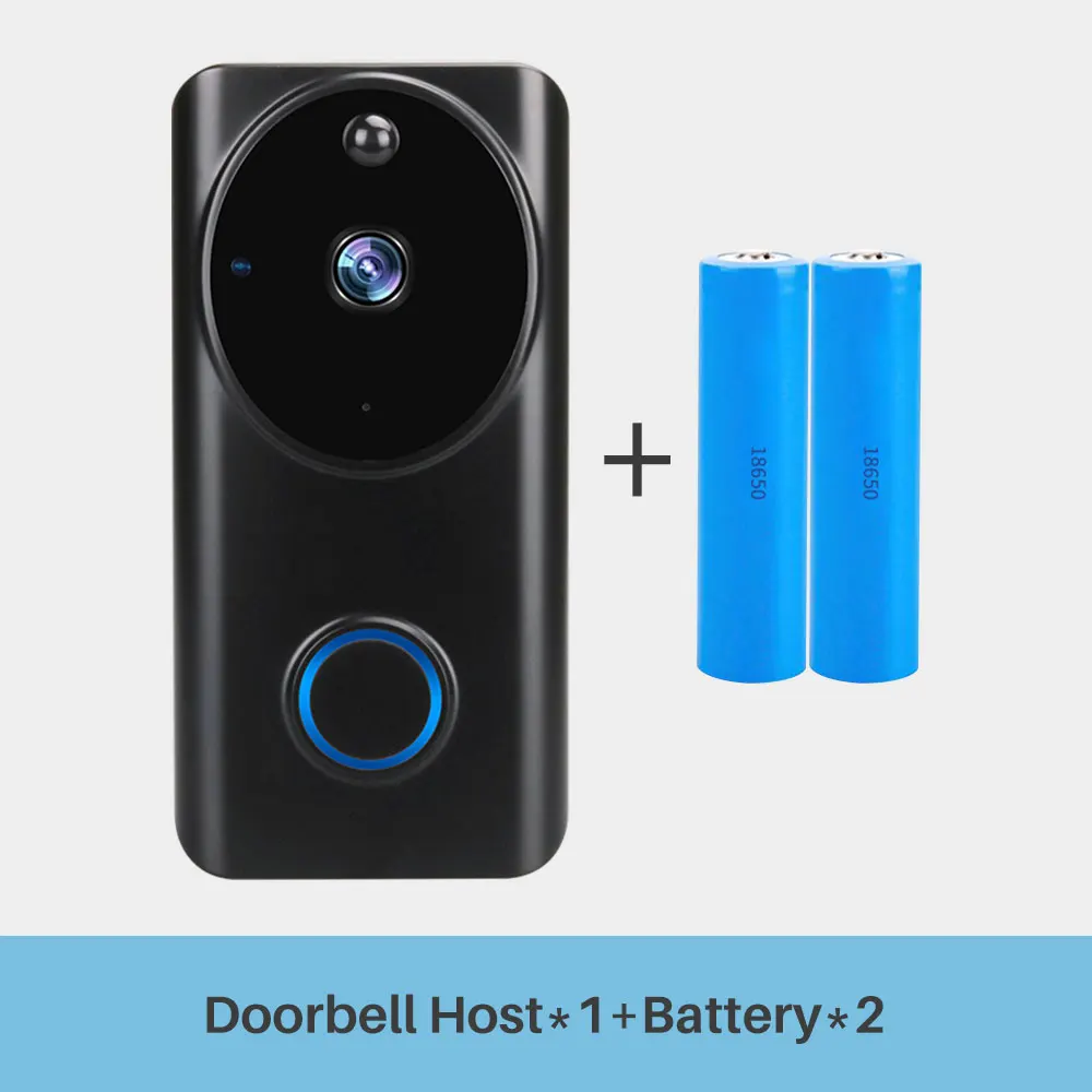Option 3 Умный Wi-Fi видео дверной звонок 1080P дверной Звонок камера двусторонняя связь движения PIR домашний монитор безопасности дистанционная запись видеодомофон - Цвет: Option 3