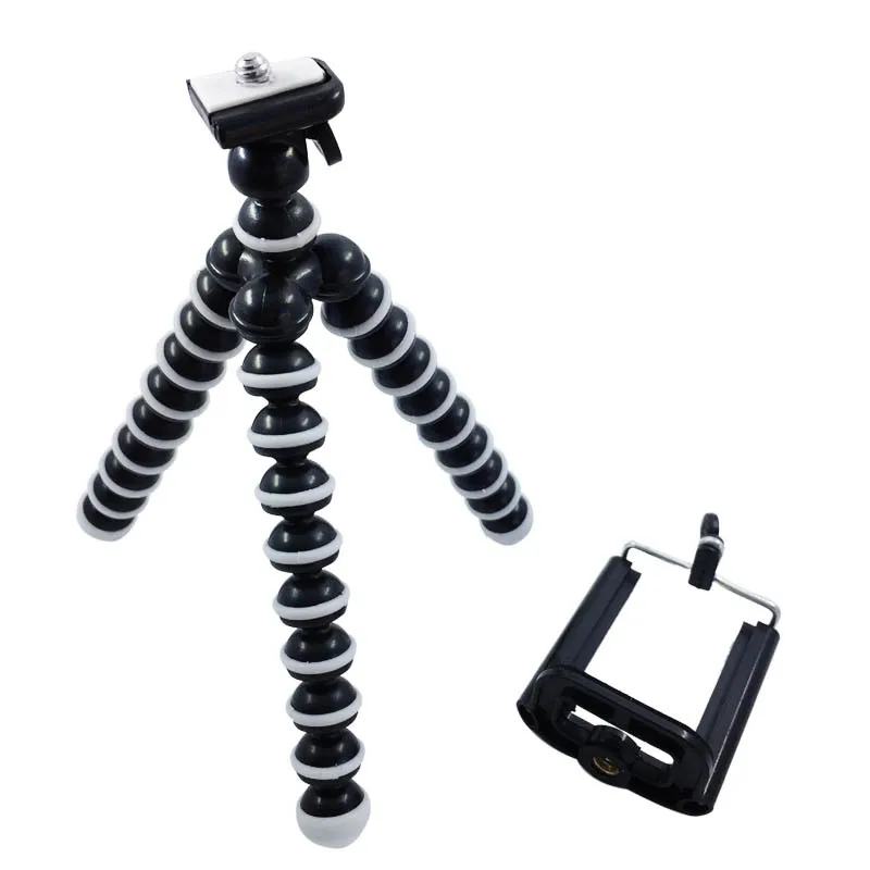 

Universal Smartphone Flexible Sports Camera Stand Bracket Mini Octopus Tripod Holder With Clip Mobile Phone Tripod