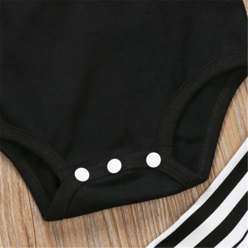 

3pcs Newborn Infant Baby Girl Clothes Sets Cotton Bodysuit Tops Long Sleeve Socks Leg Warmer Clothes Striped Clothing Outfits