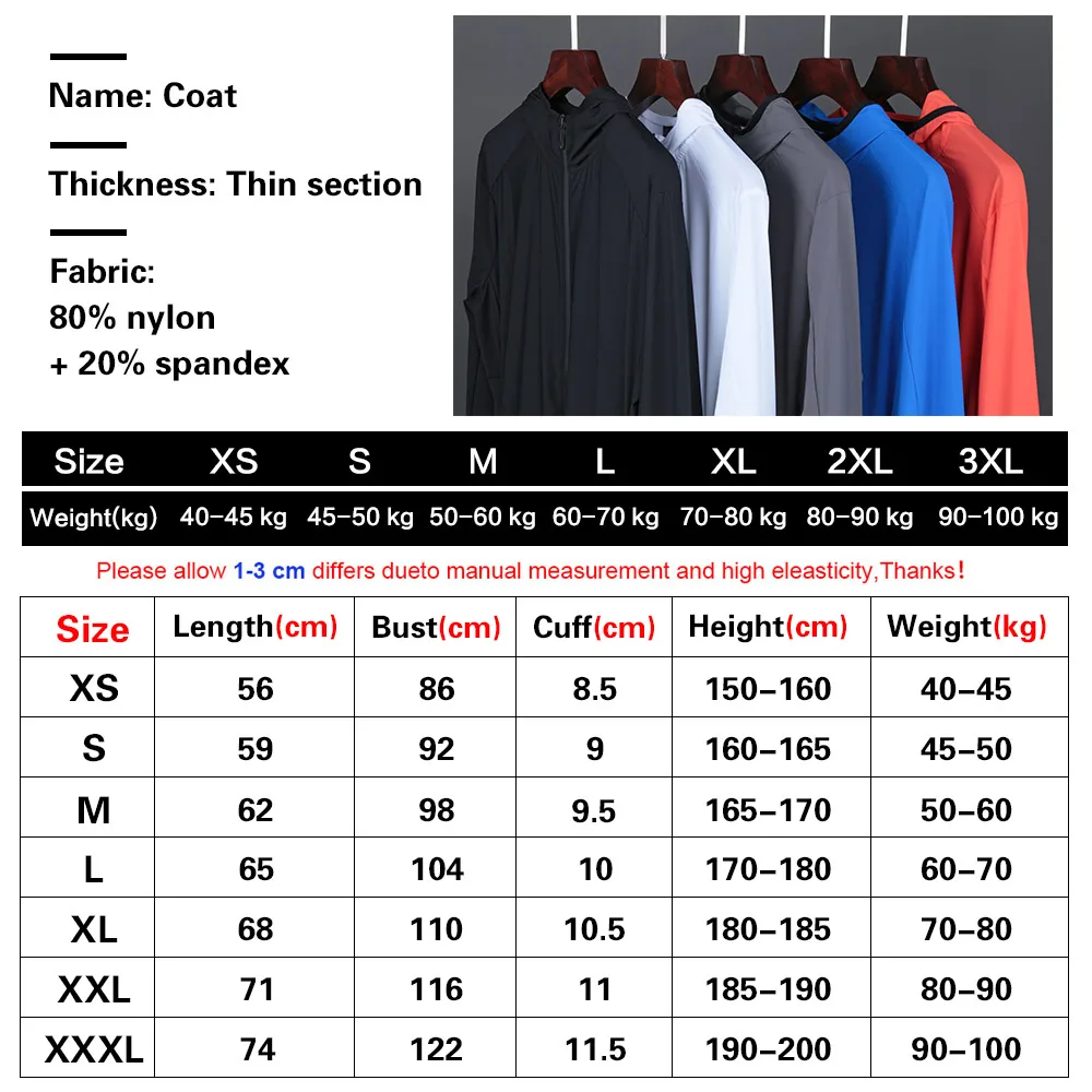 2021 Autumn and Winter Men's Sportswear Quick-Drying Thin Section Hooded Jacket Running Fitness Bodybuilding Nylon Sports Jacket