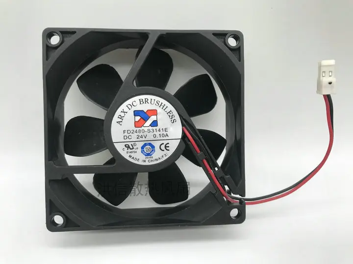 

Original fd2480-s3141e 24V 0.10a 8025 8cm silent frequency converter fan