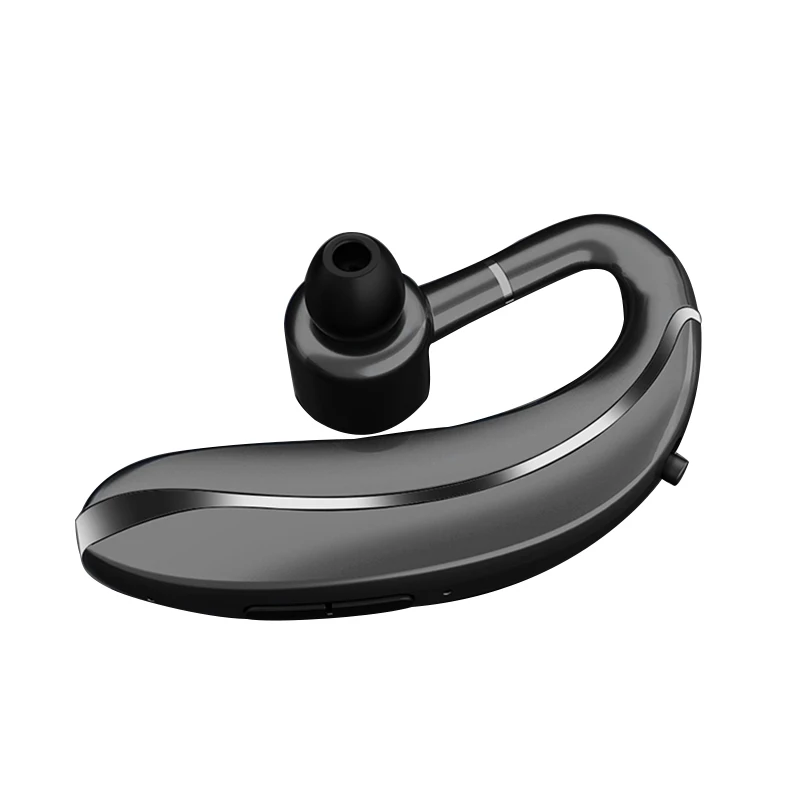 Q10 Wireless Headphone Earbud Ear Hook Bluetooth 5.0 Earphone 300MAh Single Handfree with Microphone for Driving Sport PK V9(Bla |