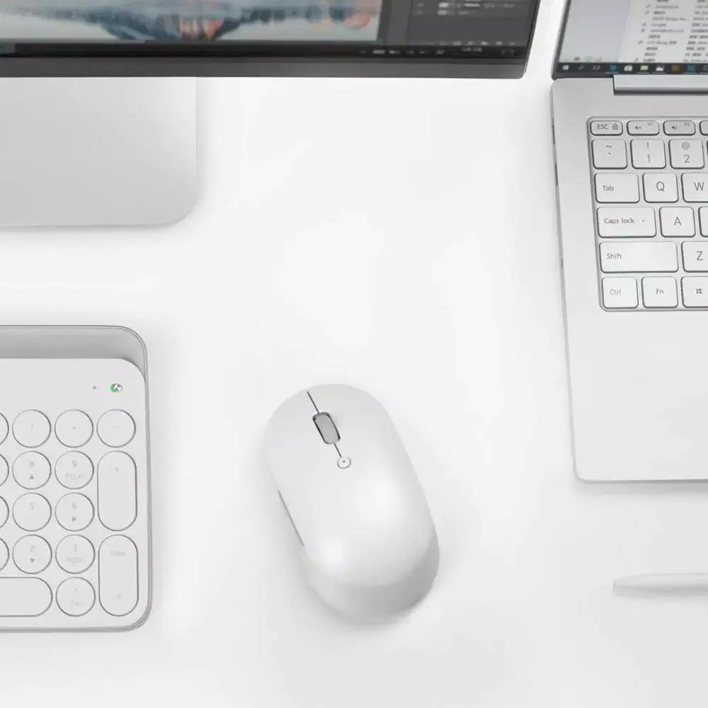 Оригинальная Двухрежимная беспроводная мышь Xiaomi Mijia Silent Edition 2 4 ГГц Bluetooth USB