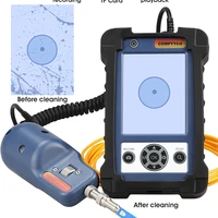 fiber optic inspection microscope probe with 3 5 inch display screen monitor