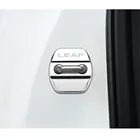 Чехол с эмблемами автомобилей крышка дверного замка автомобиля для Nissan Leaf Qashqai j10 j11 x Trail t32 t31 Tiida Juke Note Kicks