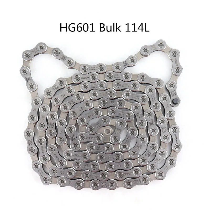 SHIMANO 105 DEORE SLX HG601 MTB цепь для дорожного велосипеда 11 скоростная цепь для горного велосипеда 116L звено содержит штифт X1