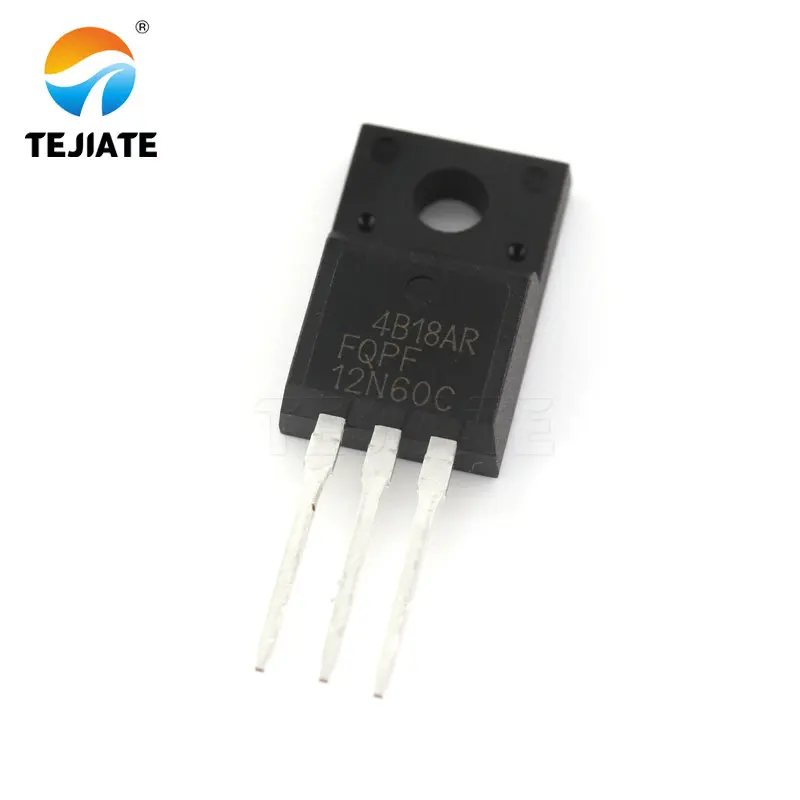 Новый МОП-транзистор FQPF12N60C TO-220F 12N60C 12N60 TO220 FQPF12N60 TO-220 5 шт. | Электронные компоненты