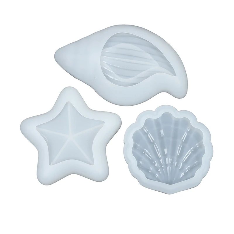 

Silicone Mold Shell Shape Design Jewelry Storage Scallop Glue Tray Clay Mold