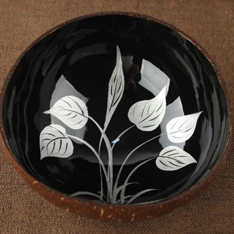 1 х Экологически чистая натуральная миска из скорлупы кокоса ЛОЖКА САЛАТ фрукты десерт посуда| |