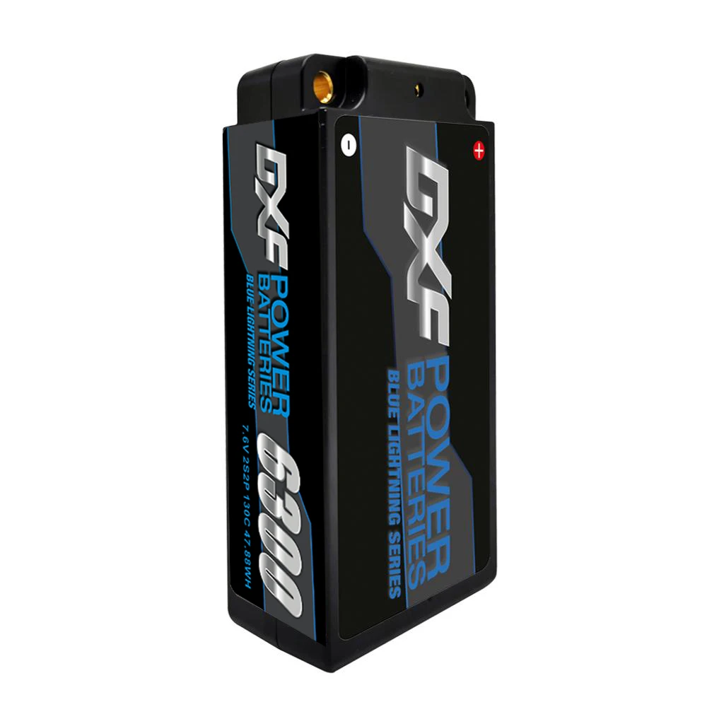 DXF-bater&iacute;a Lipo 2S, 7,6 V, 6300mah, 130C, 260C, 5 mmgrafeno, bala de competici&oacute;n, para coche, barco, Buggy, cami&oacute;n, RC 1/10-5