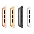 Адаптер из нержавеющей стали для Apple Watch Band 44 мм 40 мм 42 мм38 мм, соединитель для ремешка iWatch series 6 se 5 4 3 Access, 2 шт.