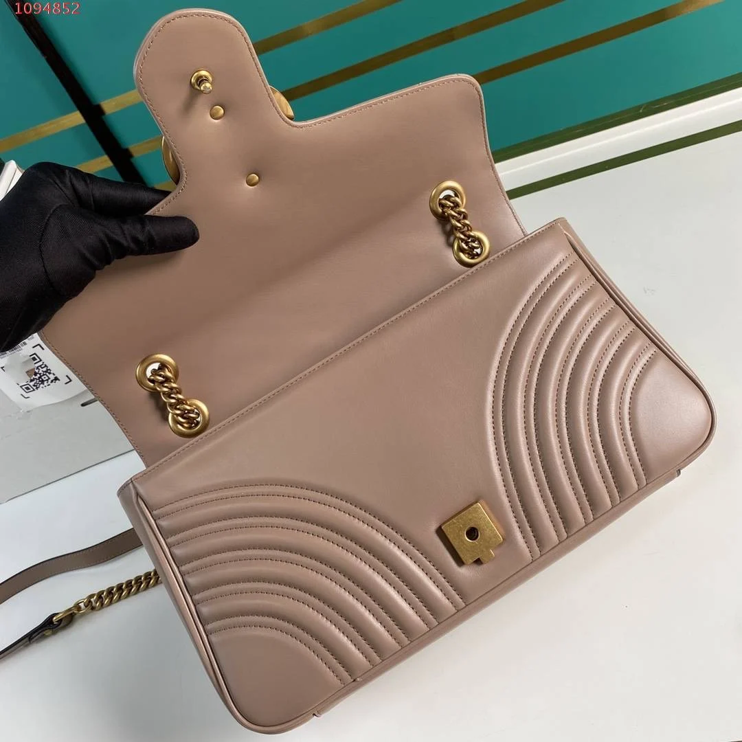 

Brand Crossbody Bags Cell Phone Purse Bag Smartphone Wallet Metal Leather Shoulder Strap stripe Handbag Women Bag