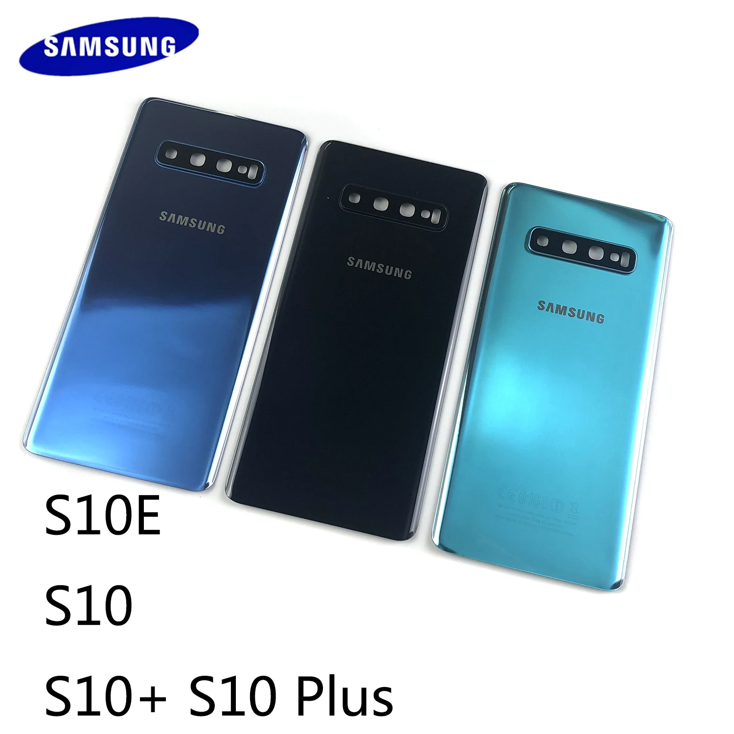 Оригинальный чехол для Samsung S10 G973 / Plus G975 S10e G970 стеклянная задняя крышка