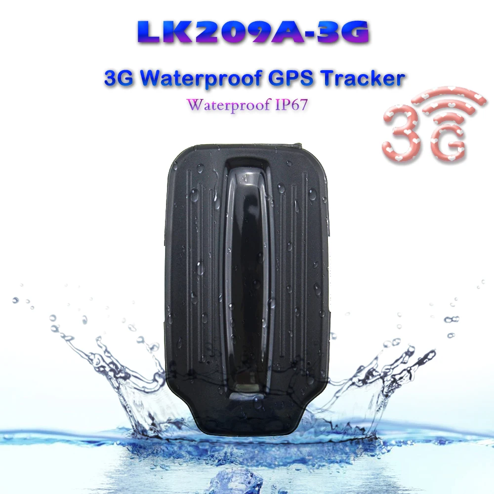 Автомобильный GPS трекер 3G локатор LK209A GSM GPRS отслеживание в режиме реального