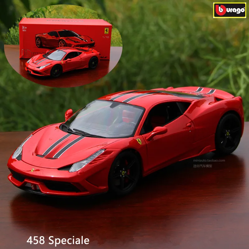 Bburago 1:18 Феррари 458 SPECIALE автомобильный брелок для автомобильных ключей