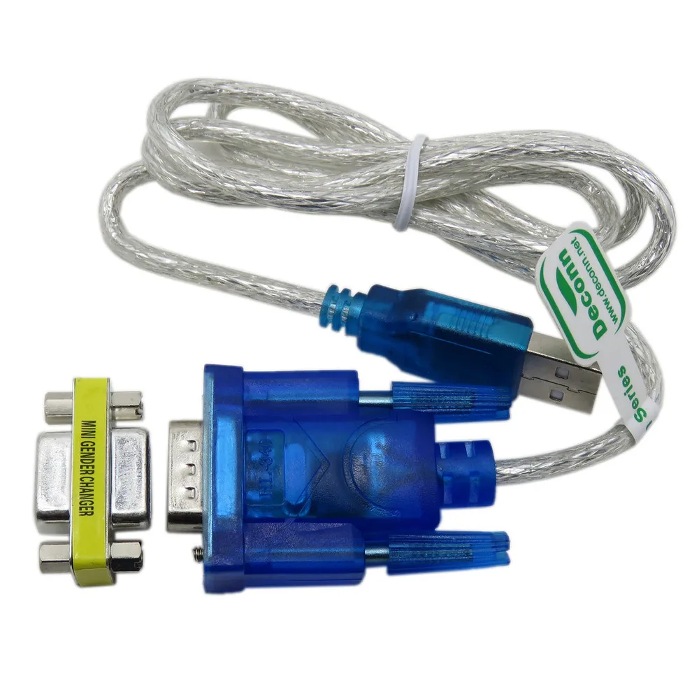 Adaptador de Cable USB a RS-232 serie DB9 de 9 pines, componente...