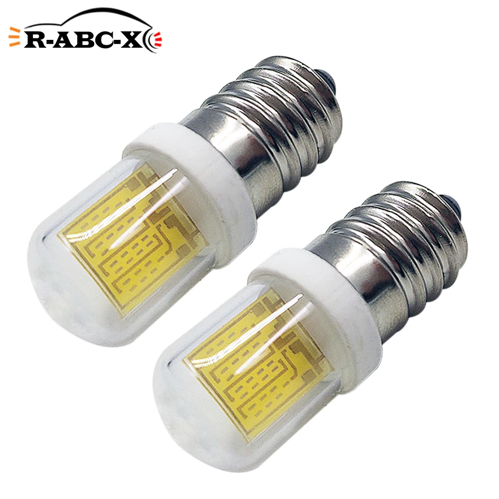 RUIANDSION 2Pcs E14 Led Microwave Oven Bulb AC 200V-240V 220V White Yellow 6000K 4300K 600Lm Ceiling Lamp Chandelier Replacement