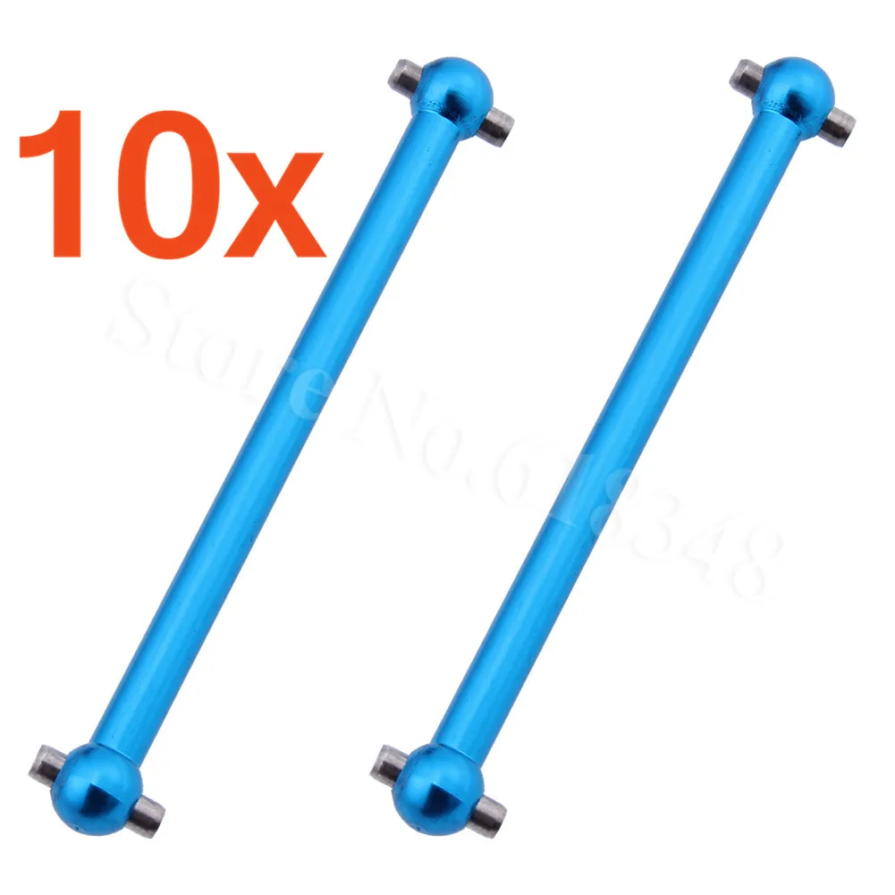 Оптовая продажа 10 пар для WLtoys A949 A959 A969 A979 Металл Dogbone 51 3x8 мм Приводной вал 07 1/18 RC модель автомобиля запчасти
