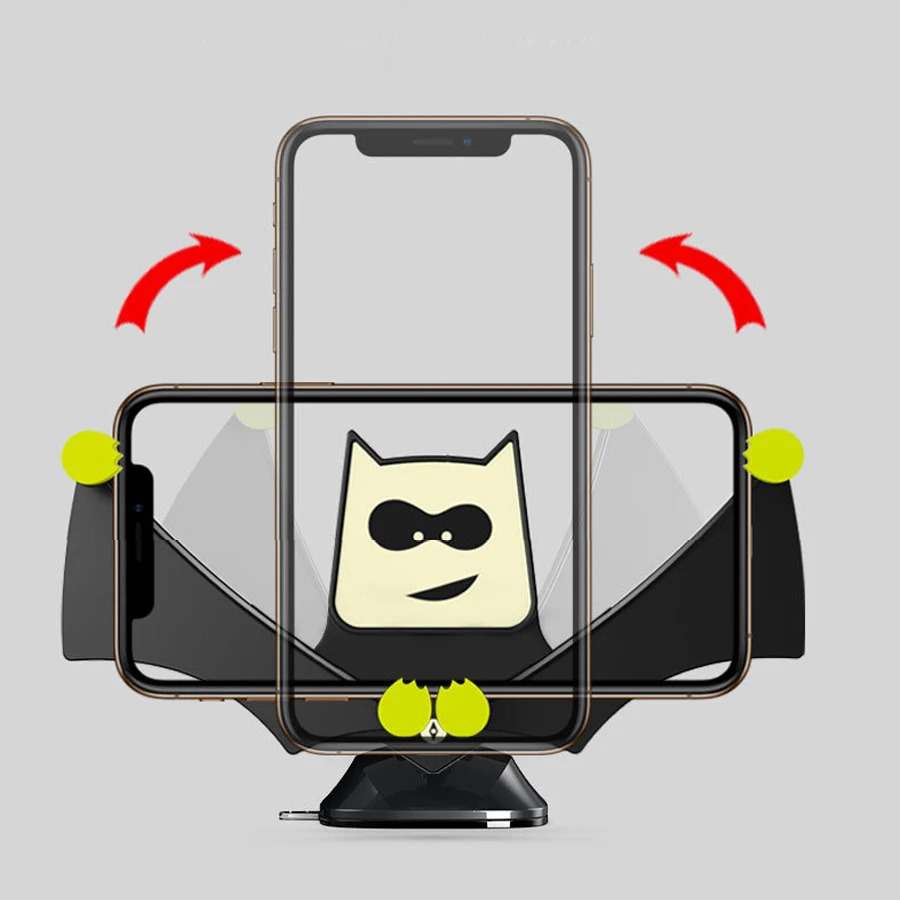 Автомобильный держатель для телефона летучая мышь универсальный мобильного на