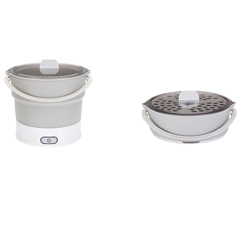 Складной электрический чайник-Сковорода с подогревом контейнер для еды коробка