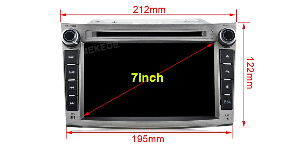 MEKEDE 4G+ 64G Android 9,0 автомобильный Радио dvd-плеер мультимедиа для SUBARU OUTBACK 2008-2013 BT wifi gps RDS Wi-Fi
