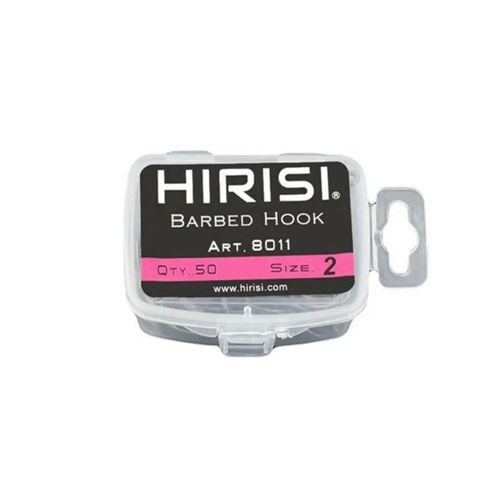 

50Pcs/set Carp Fishing Hook With Barbs Coating High Carbon Fishing Boxed Tool Hook Steel