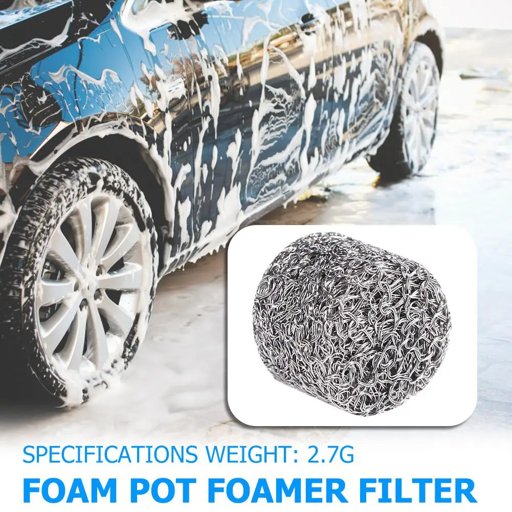 

1pc Stainless Steel Foam Lance Filter Lance Mesh Tablet Foam Generator Foam Generator Replacement Car Cleaning Tool Accessory