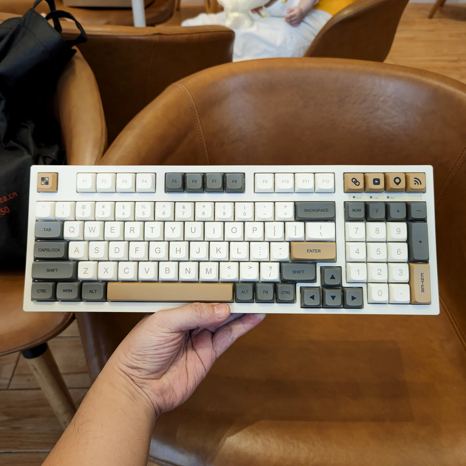 125 клавиш PBT Keycap XDA Profile ikbc персонализированные колпачки для MX Switch механическая