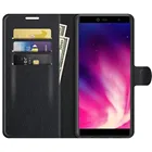 Чехол-книжка для Rakuten Hand (2020 дюйма), кожаный, черный