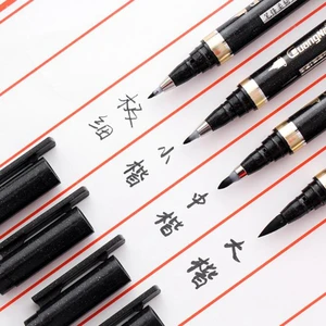 34 шт., многоразовые черные ручки для письма