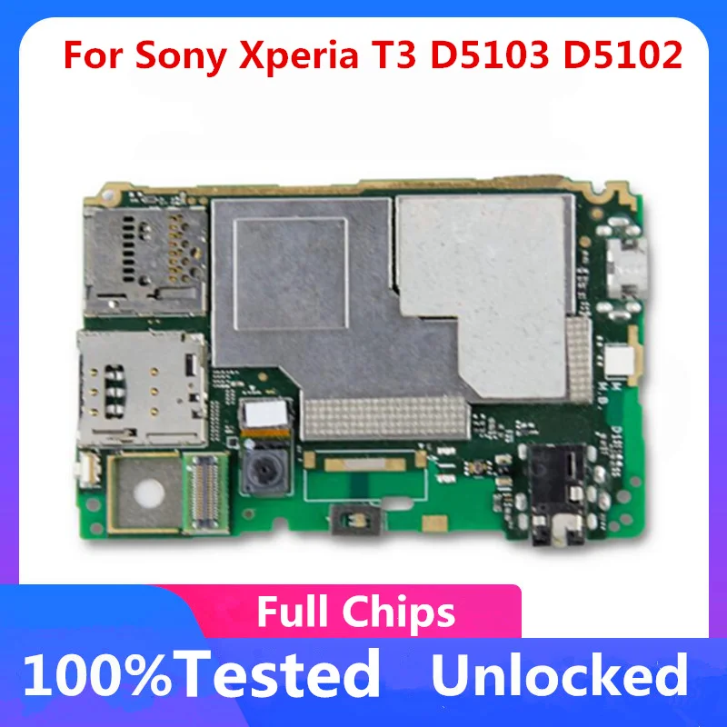 Материнская плата для Sony Xperia T3 D5103 D5102 хорошо работает с материнской платой