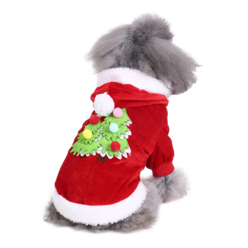 

Pet Dog Clothes Christmas Costume Cute Cartoon Clothes Costume Xmas Apparel
