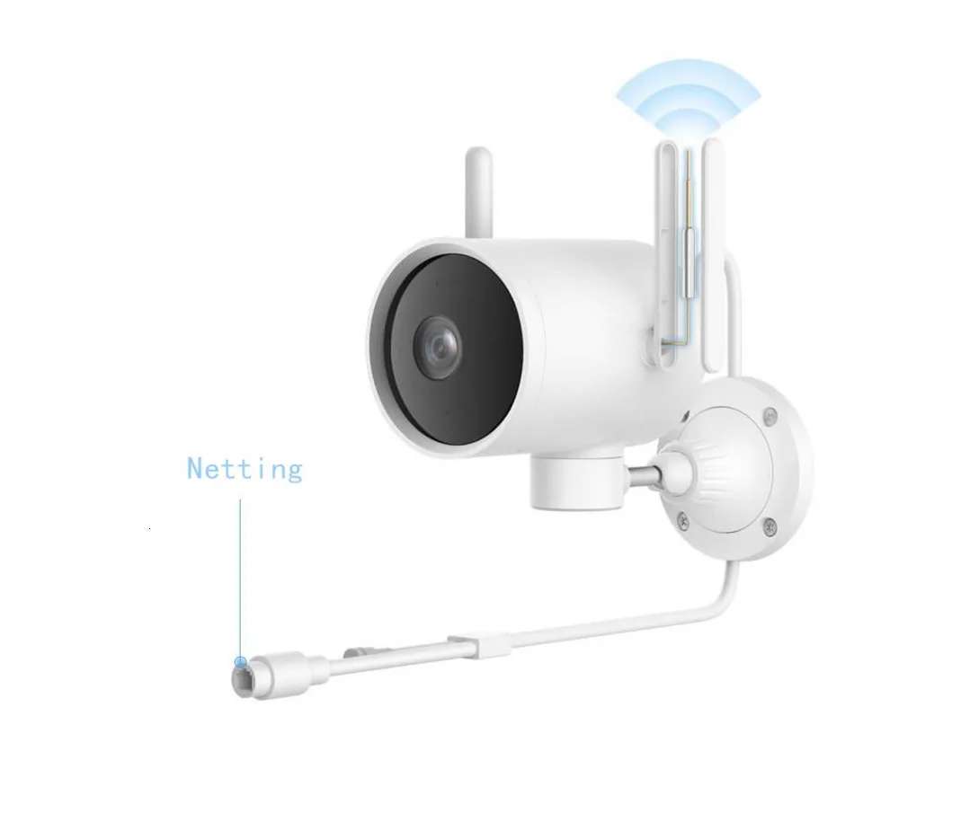2019Xiaomi уличная камера IP66 Водонепроницаемая wifi умная Камера 270 hoek 1080P двойная антенна signaal IP Cam nachtzicht Met mijia APP