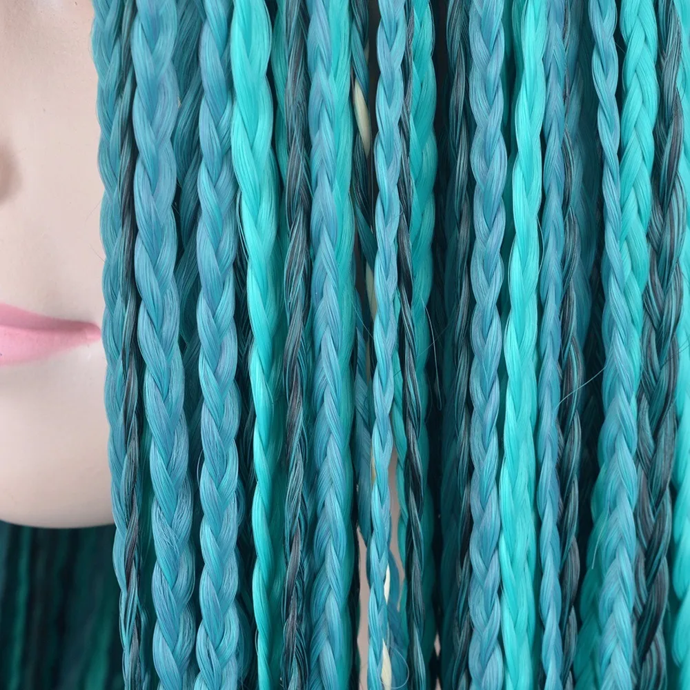 Парик для косплея Descendants 2 Uma из плетеных синтетических волос модный парик костюма