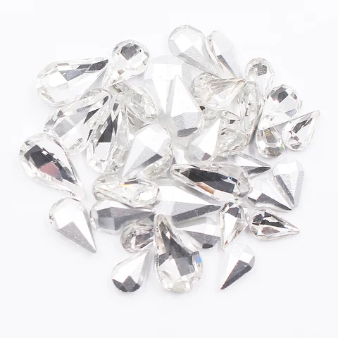 Стразы YTianCL 5x8 мм-8x13 мм  для одежды