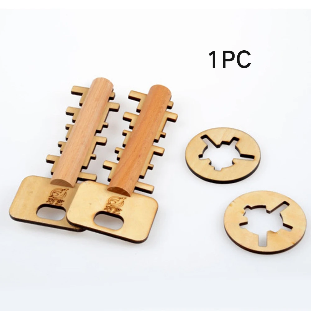 

Intelligence Key Preschool Funny Kids Wooden Children Educational Toy Unlock Bamboo