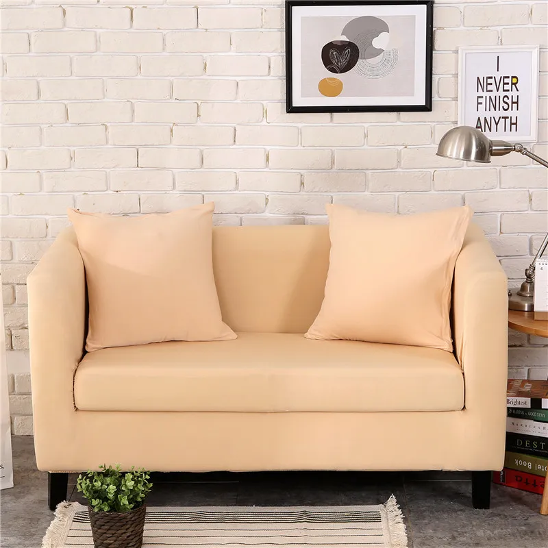 

Pure White Sofa Cover Cotton Set Elastic Couch Cover Sofa Covers for Living Room Pets cubre Stretch Sofa 1/2/3/4-Seater Towels