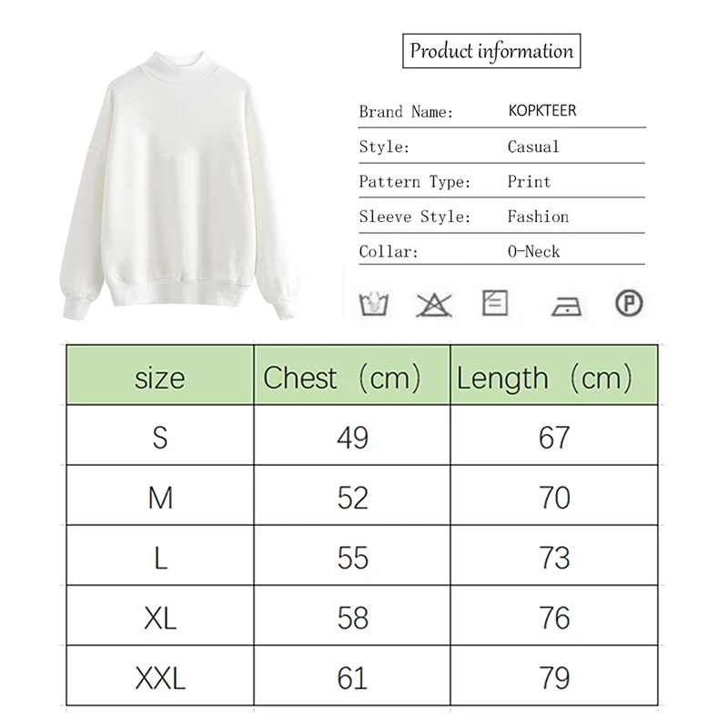 

Letter T Streetwear Harajuku New Punk Hoodies Women Hoodies Vogue Hop-Hip Hoodies Streetwear Tops Long Sleeve O Neck Pullovers