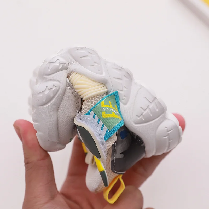 

2021 Spring and Autumn Children's Lightweight Sports Shoes Baby Shoes Soft Bottom Toddler Breathable Kids Shoes CS38