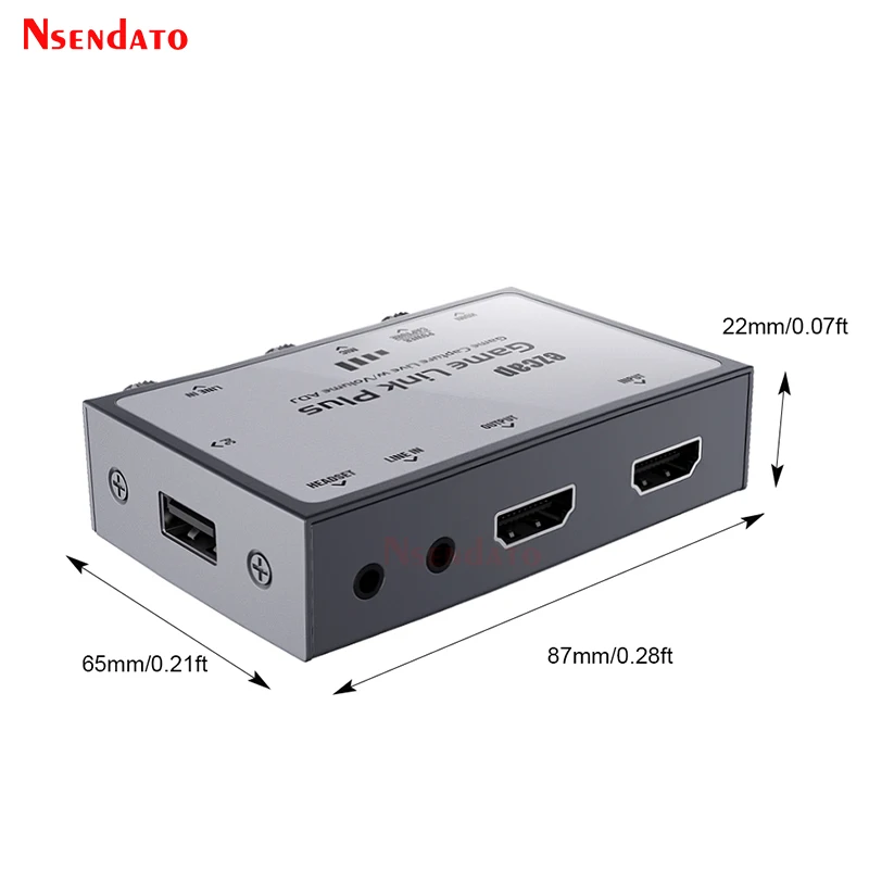 EZCAP312 HDMI USB Game video capture 4K 60fps Video Recorder Card Grabber device for live streaming Broadcast OBS Vmix PC TV | Компьютеры