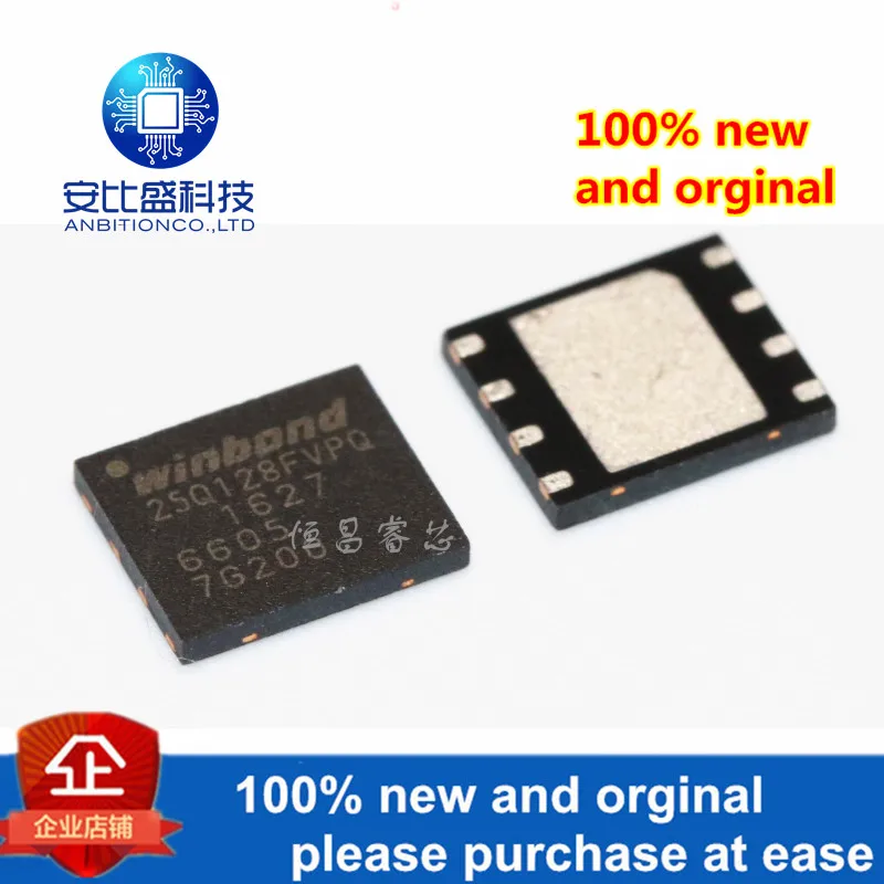 

2pcs 100% new and orginal W25Q128FVPIQ silk-screen 25Q128FVPQ 128Mbits QFN in stock