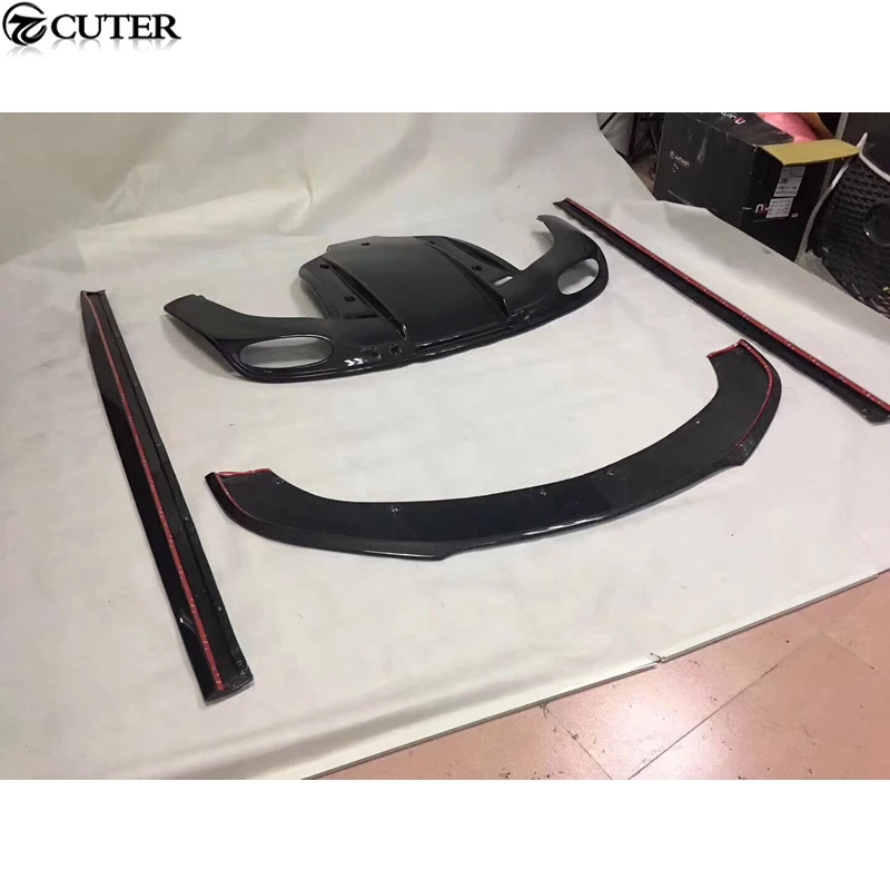 FRP из углеродного волокна комплект кузова автомобиля передний бампер задний